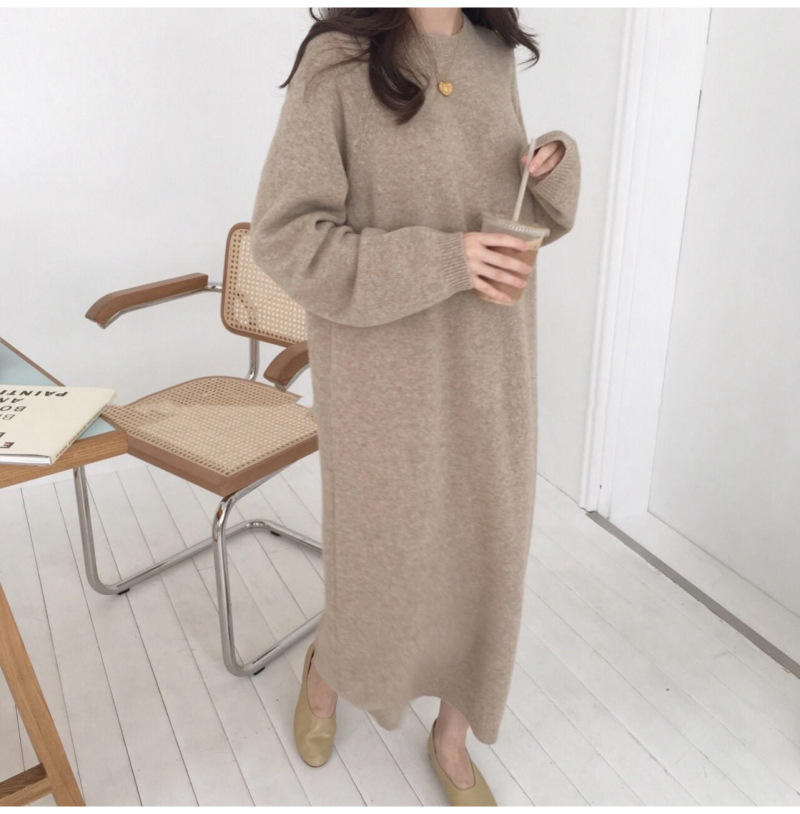 Knitted Oversized Sweater Dress Knitted Oversized Sweater Dress