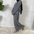 This fleece blouse and skirt sweater set is THE PERFECT addition to your wardrobe this fall