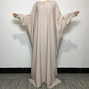 Butterfly Maxi Abaya Dress