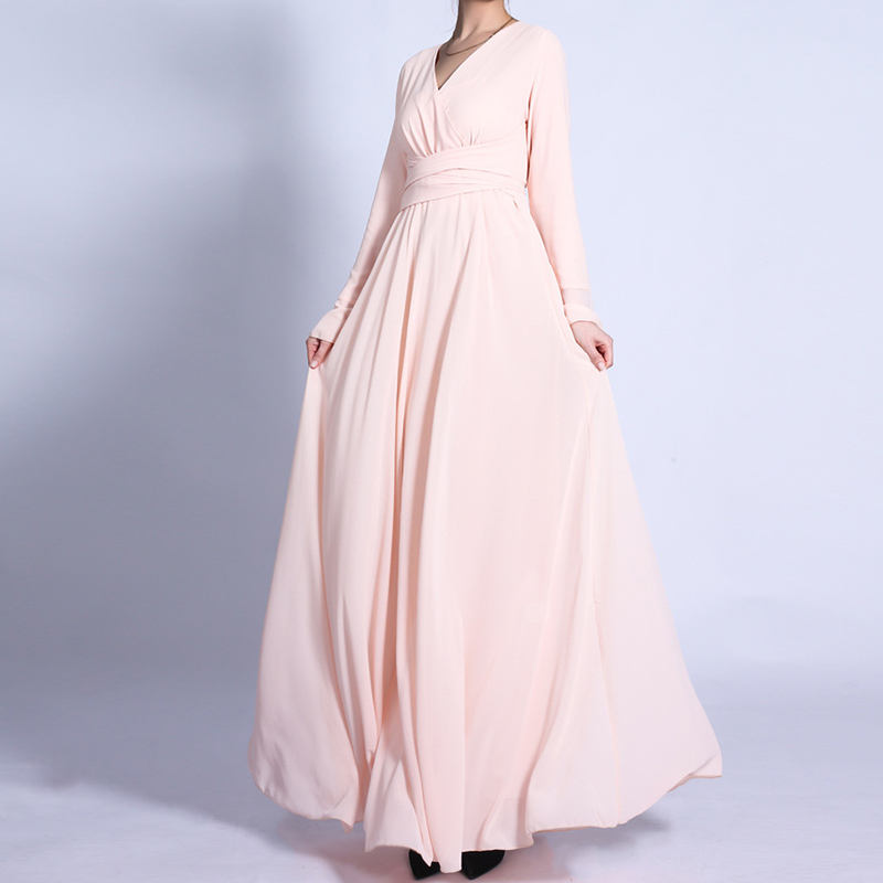 Leena Waist Cross Wrap Chiffon Maxi Dress Leena Waist Cross Wrap Chiffon Maxi Dress