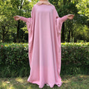 Butterfly Cinched Maxi Abaya Dress