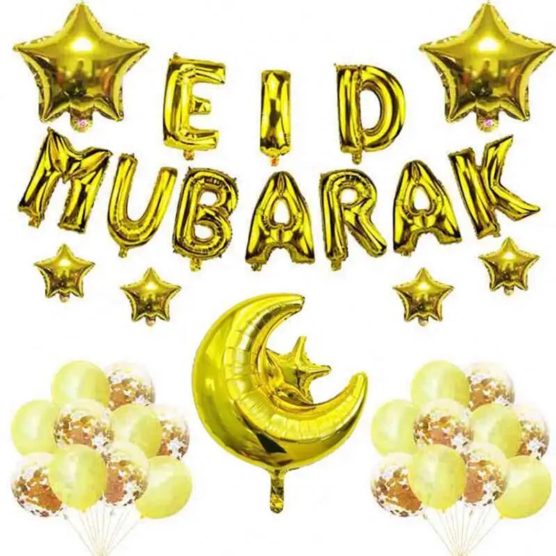 Ramadan & Eid Balloon Banner Décor Sets