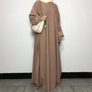 Butterfly Maxi Abaya Dress