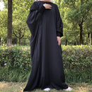 Butterfly Cinched Maxi Abaya Dress