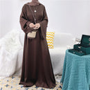 Maya Flowy Satin Abaya