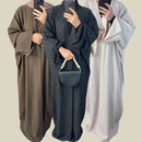 Sparkly Winter Open Abaya Maxi Jacket