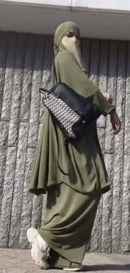 Jilbab With Pants Two Piece Set 3 Sleeve Designs 12+ Colors