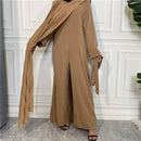 Robe combinaison plissée Nida