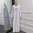 Tulip Waist Wrap Dress Set (3 -Piece Set)