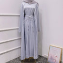 Kuwait Luxury Wrap 3-Piece Abaya Set