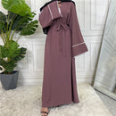 Lined Bell Sleeve Abaya
