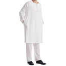 Mens Classic Embroidered Two Piece Kurta Qamis Set
