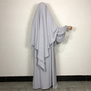 Butterfly Jilbab Abaya Khimar Crepe Set (2-Piece Set)