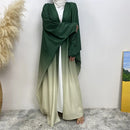 Ombre Butterfly Sleeve Open Abaya