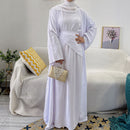 Tulip Waist Wrap Dress Set (3 -Piece Set)