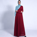Leena Waist Cross Wrap Chiffon Maxi Dress