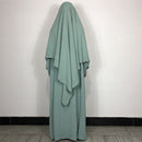 Butterfly Jilbab Abaya Khimar Crepe Set (2-Piece Set)