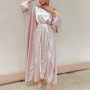 Kuwait Luxury Wrap 3-Piece Abaya Set