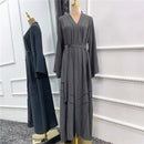 Zafinah Open Abaya Maxi Dress