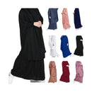 Cinched Cuff Jilbab Skirt Set (2-Piece Set)