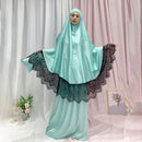 Satin Laced Prayer Set (2-Piece Set)