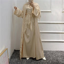 Kuwait Luxury Wrap 3-Piece Abaya Set