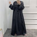 Kuwait Luxury Wrap 3-Piece Abaya Set