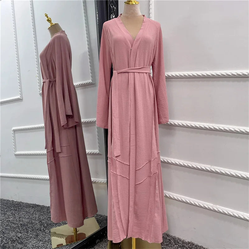 Zafinah Open Abaya Maxi Dress