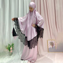 Satin Laced Prayer Set (2-Piece Set)