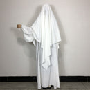 Butterfly Jilbab Abaya Khimar Crepe Set (2-Piece Set)