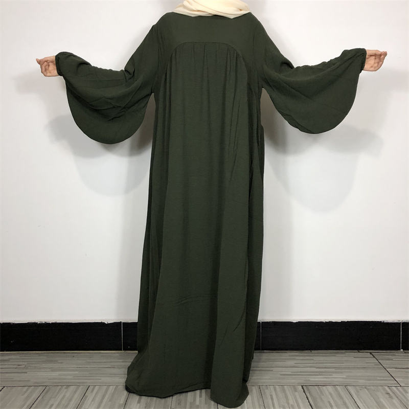 Simple Solid Maxi Dress
