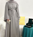 Maya Flowy Satin Abaya