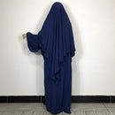 Butterfly Jilbab Abaya Khimar Crepe Set (2-Piece Set)