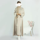 Linen Open Abaya Cardigan