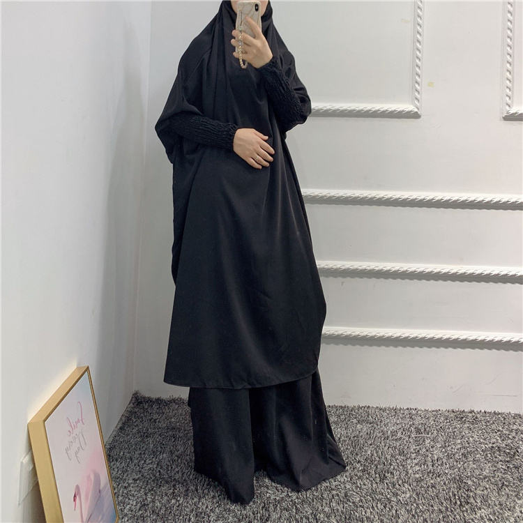 Cinched Cuff Jilbab Skirt Set (2-Piece Set)