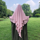 Crêpe Khimar à deux couches