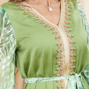 Floral Beaded Morrocan Kaftan