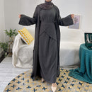 Tulip Waist Wrap Dress Set (3 -Piece Set)