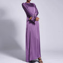Warda Diamond Cuff Satin Maxi Dress