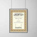 Royal Golden Anniversary Wedding Contract