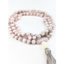 Kunzite Tassel Tasbih | Women's Islamic Prayer Beads, 99 Beads