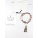 Kunzite Tassel Tasbih | Women's Islamic Prayer Beads, 99 Beads