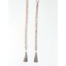 Kunzite Tassel Tasbih | Women's Islamic Prayer Beads, 99 Beads