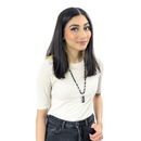 Amethyst & Lava Tasbih | Women's Islamic Prayer Beads, 99 Beads