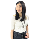 Amethyst & Lava Tasbih | Women's Islamic Prayer Beads, 99 Beads