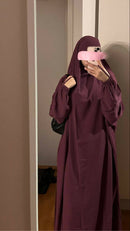 Plain Cuffed Jilbab Set 12+ Colors