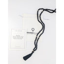 Black Onyx Tassel Tasbih | Women's Islamic Prayer Beads, 99 Beads