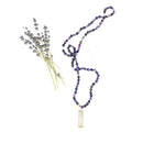 Purple Agate Tasbih | Women's Islamic Prayer Beads, 99 Beads