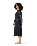 Dot tie swim dress SPF50+