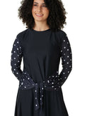 Dot tie swim dress SPF50+